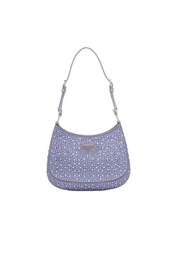 Cleo Satin Bag with Crystals