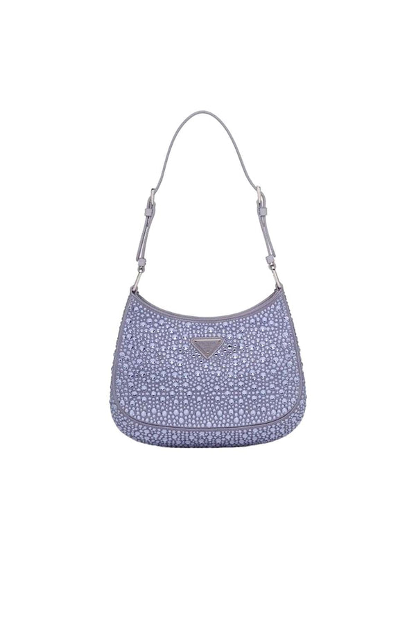 Cleo Satin Bag with Crystals