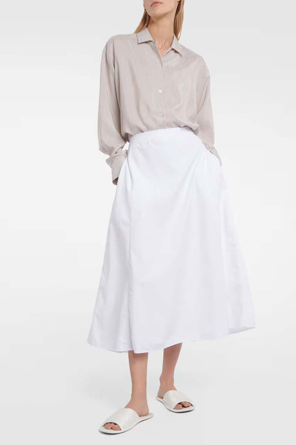 Fleur Cotton Midi Skirt