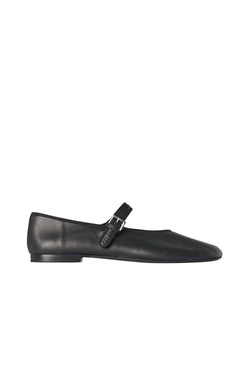 Boheme Leather Mary Jane Ballet Flats