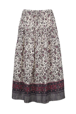 Aviva Printed Midi Skirt