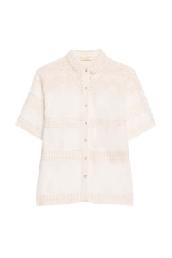 Amal Crochet-Trimmed Cotton Shirt