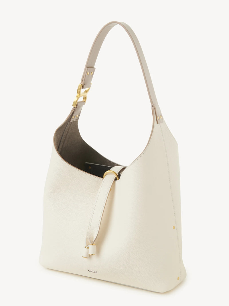 Marcie Small Leather Hobo Bag