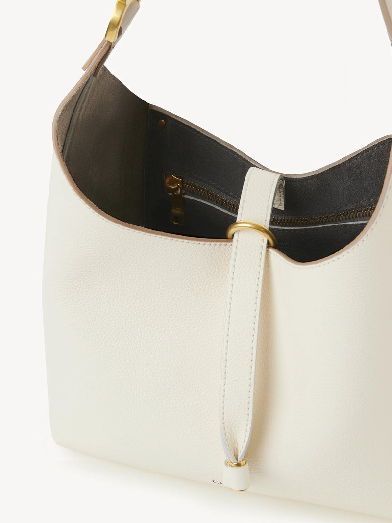 Marcie Small Leather Hobo Bag