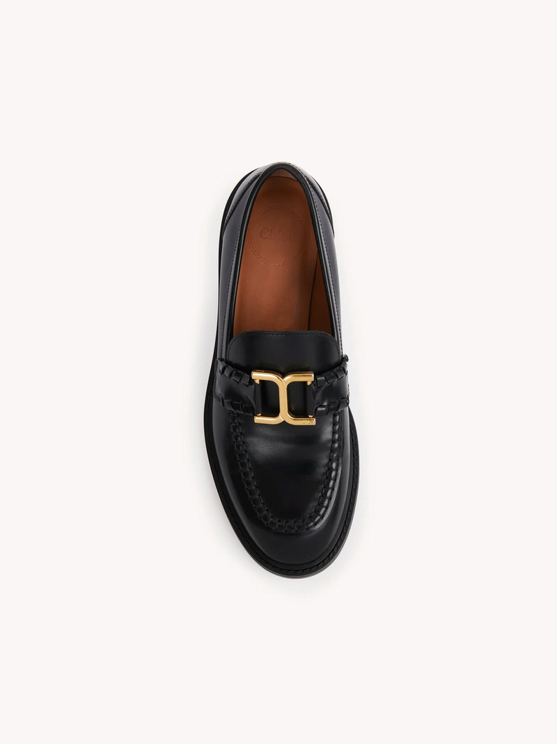 Marcie Embellished Leather Loafers