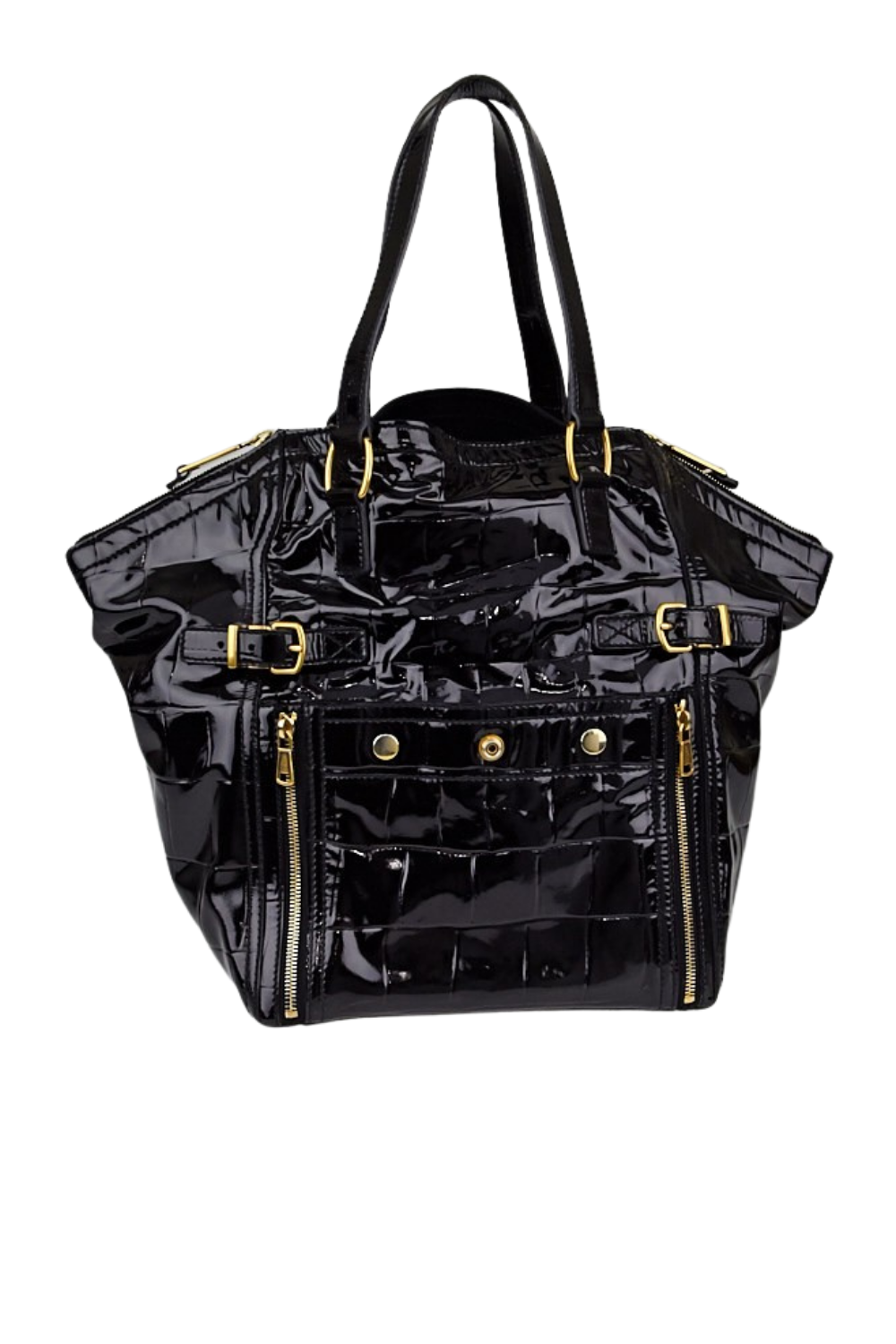 YSL Yves Saint Laurent Dark Bronze Downtown Tote Bag – I MISS YOU VINTAGE