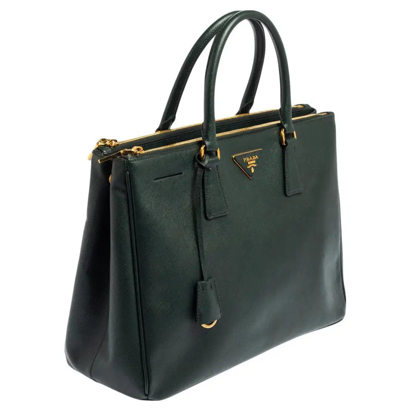 Prada Galleria White Leather Handbag (Pre-Owned)